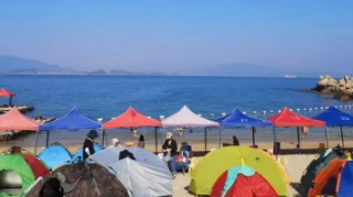 【桑洲岛音乐趴】堪称广东塞班岛,帆船、快艇登岛、海岛露营、桨板、浮潜、烧烤音乐趴、打卡网红磨子石2天