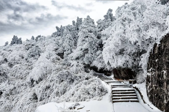 【冰雪衡山2天2夜】赏南岳衡山雾淞冰雪奇观,行摄马皇丘大峡谷,登祝融峰顶祈福!