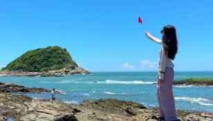 遇见山海【黑排角徒步1天】徒步海岸奇观黑排角，彩石滩拍大片