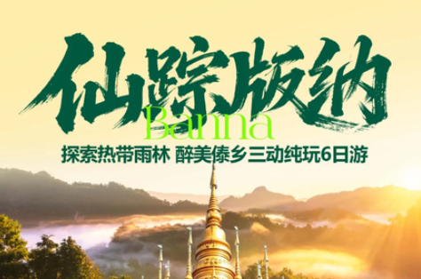 成团！暑假！【仙踪版纳6天】昆明 抚仙湖 野象谷 原始森林公园 中科植物园 傣族园休闲6日游